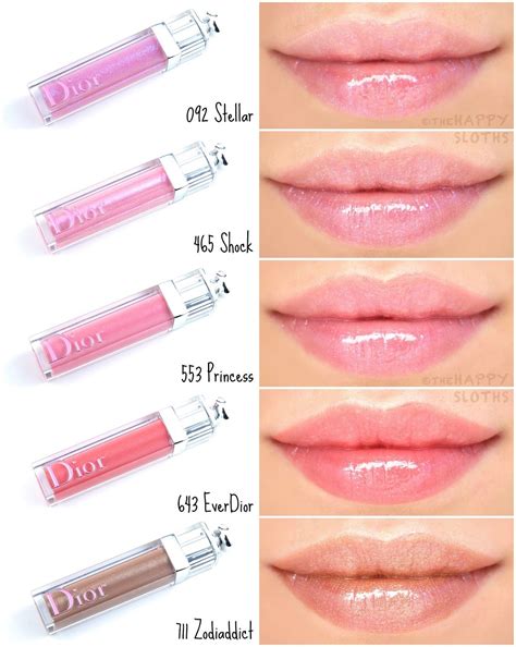 dior lipglose|dior lip gloss color chart.